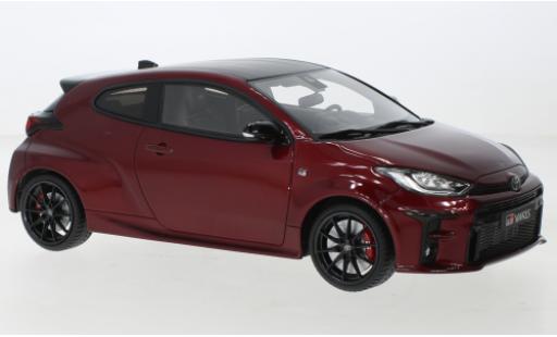 Miniature Toyota Yaris 1/18 Ottomobile GR metallise rouge foncé 2021 Toyota Yaris 1/18 Ottomobile GR metallise rouge foncé 2021 miniature