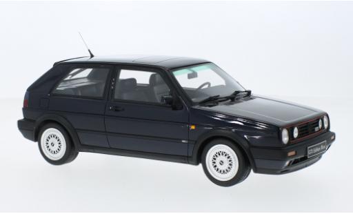Volkswagen Golf 1/18 Ottomobile II GTI Blue Edition bleu foncé 1991 miniature