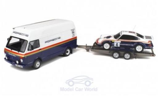 Miniature Porsche 930 1/18 Ottomobile Set: Rallye No.4 Rothmans Rally Team Rothmans Rallye WM Rallye des 1000 Pistes 1984 Volkswagen LT + 911 SC RS + Trailer H.Toivonen/I.Grindrod Porsche 930 1/18 Ottomobile Set: Rallye No.4 Rothmans Rally Team Rothmans Rallye WM Rallye des 1000 Pistes 1984 Volkswagen LT + 911 SC RS + Trailer H.Toivonen/I.Grindrod miniature