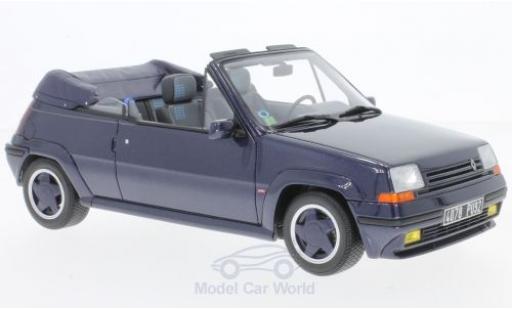 Miniature Renault 5 1/18 Ottomobile GT Turbo Cabriolet by EBS metallise bleue 1990 Renault 5 1/18 Ottomobile GT Turbo Cabriolet by EBS metallise bleue 1990 miniature