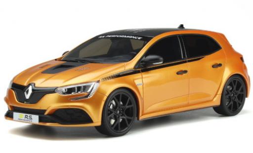 Renault Megane 1/18 Ottomobile IV R.S. Performance Kit metallise orange/Dekor 2020 miniature