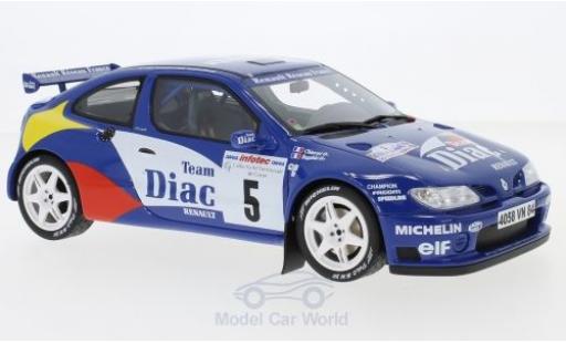 Miniature Renault Megane RS 1/18 Ottomobile Maxi Kit Car No.5 Rallye WM Rallye Tour de Corse 1996 P.Bugalski/J-P.Chiaroni Renault Megane RS 1/18 Ottomobile Maxi Kit Car No.5 Rallye WM Rallye Tour de Corse 1996 P.Bugalski/J-P.Chiaroni miniature
