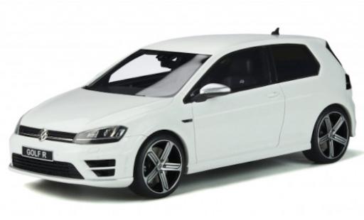 Volkswagen Golf 1/18 Ottomobile VII R blanche 2014 miniature