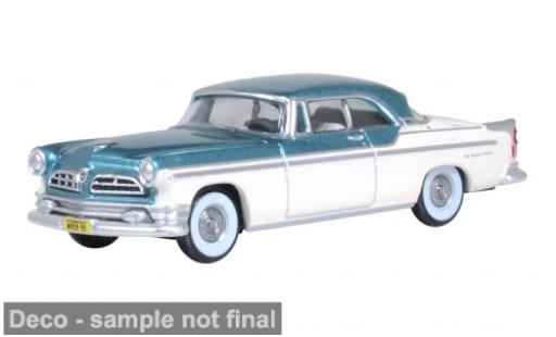 Miniature Chrysler New Yorker 1/87 Oxford Deluxe Coupe St.Regis blanche/turquoise 1955 1:87 Chrysler New Yorker 1/87 Oxford Deluxe Coupe St.Regis blanche/turquoise 1955 1:87 miniature