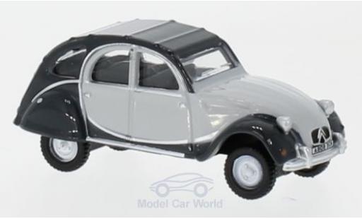 Miniature Citroen 2CV 1/76 Oxford Charleston grise/grise Citroen 2CV 1/76 Oxford Charleston grise/grise miniature