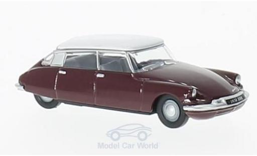 Miniature Citroen DS 19 1/76 Oxford 19 rouge/blanche Citroen DS 19 1/76 Oxford 19 rouge/blanche miniature