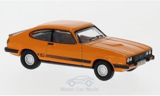 Ford Capri 1/76 Oxford MkIII 3.0S orange miniature