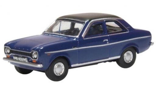 Ford Escort 1/76 Oxford Mk1 lila/matt-noire RHD miniature