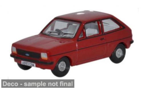 Miniature Ford Fiesta 1/76 Oxford MK I rouge 1976 1:76 Ford Fiesta 1/76 Oxford MK I rouge 1976 1:76 miniature