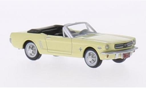 Miniature Ford Mustang 1/87 Oxford Cabriolet jaune 1965 Ford Mustang 1/87 Oxford Cabriolet jaune 1965 miniature