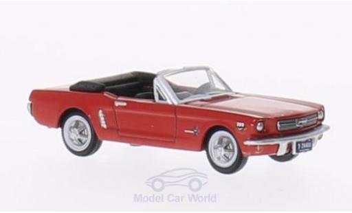 Miniature Ford Mustang 1/87 Oxford Cabriolet rouge 1965 Ford Mustang 1/87 Oxford Cabriolet rouge 1965 miniature