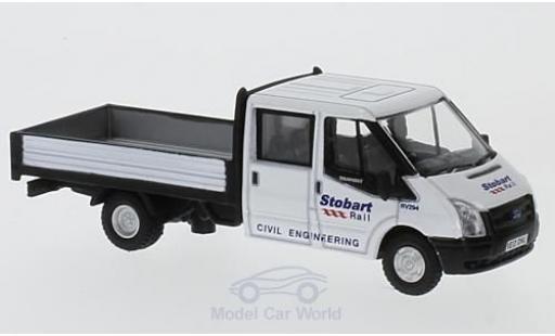 Ford Transit 1/76 Oxford Dropside Stobart Rail miniature