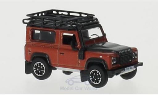 Miniature Land Rover Defender 1/76 Oxford 90 orange RHD Station Wagon Land Rover Defender 1/76 Oxford 90 orange RHD Station Wagon miniature
