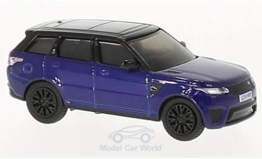 Miniature Land Rover Range Rover 1/76 Oxford Sport SVR bleue/noire Land Rover Range Rover 1/76 Oxford Sport SVR bleue/noire miniature