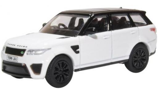Miniature Land Rover Range Rover 1/76 Oxford Sport SVR blanche/noire RHD Land Rover Range Rover 1/76 Oxford Sport SVR blanche/noire RHD miniature