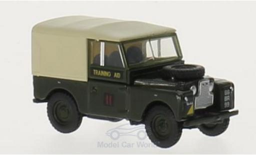 Miniature Land Rover Series 1 1/76 Oxford 88 Canvas verte/beige RHD RTC 6th Training Regiment Land Rover Series 1 1/76 Oxford 88 Canvas verte/beige RHD RTC 6th Training Regiment miniature