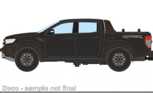 Ford Ranger 1/76 Oxford Raptor metallise noire miniature