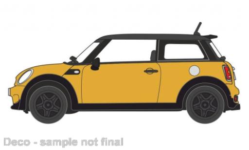 Miniature Mini Cooper 1/76 Oxford jaune/noire Mini Cooper 1/76 Oxford jaune/noire miniature