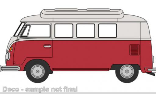 Miniature Volkswagen T1 1/76 Oxford Camper rouge/beige Volkswagen T1 1/76 Oxford Camper rouge/beige miniature