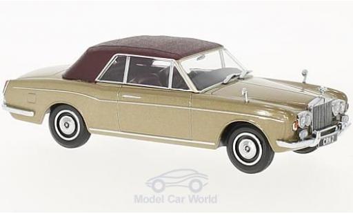 Miniature Rolls Royce Corniche 1/43 Oxford Cabriolet metallise beige/matt-rouge RHD geschlossen Rolls Royce Corniche 1/43 Oxford Cabriolet metallise beige/matt-rouge RHD geschlossen miniature
