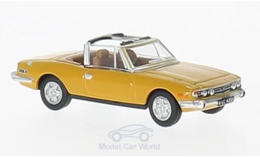 Miniature Triumph Stag 1/76 Oxford jaune RHD Triumph Stag 1/76 Oxford jaune RHD miniature