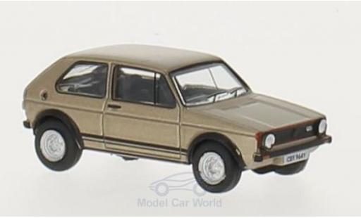 Miniature Volkswagen Golf V 1/76 Oxford I GTI metallise beige RHD Volkswagen Golf V 1/76 Oxford I GTI metallise beige RHD miniature