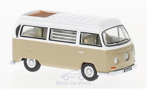 Miniature Volkswagen T2 B 1/76 Oxford Bay Window Camper beige/blanche Volkswagen T2 B 1/76 Oxford Bay Window Camper beige/blanche miniature