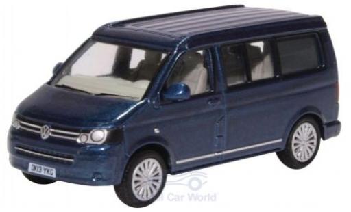 Volkswagen T5 1/76 Oxford California Camper metallise bleue miniature