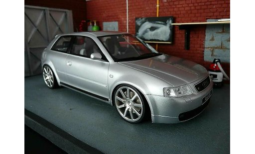 Audi S3 mtm 1/18 Ottomobile grise jantes miniature