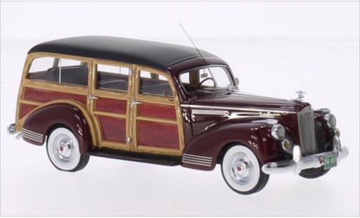Packard 110 Deluxe Wagon 1/43 Neo rouge/Holzoptik 1941 miniature