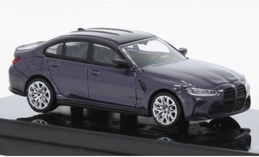 Miniature Bmw M3 1/64 Para64 (G80) metallise violetteee/noire 2020 Bmw M3 1/64 Para64 (G80) metallise violetteee/noire 2020 miniature