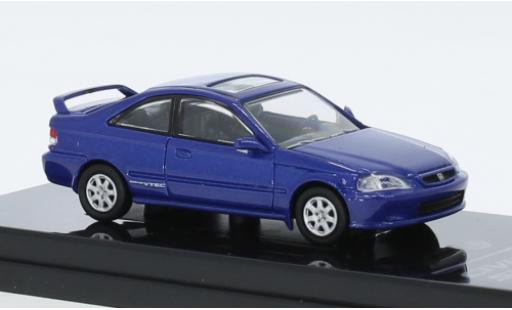 Miniature Honda Civic 1/64 Para64 Si metallise bleu 1999 Honda Civic 1/64 Para64 Si metallise bleu 1999 miniature