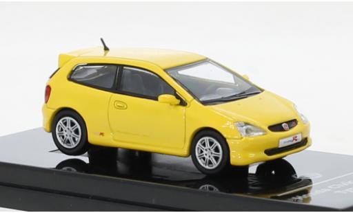 Miniature Honda Civic 1/64 Para64 Type R (EP3) jaune 2001 Honda Civic 1/64 Para64 Type R (EP3) jaune 2001 miniature