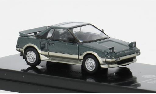 Miniature Toyota MR 1/64 Para64 2 MK1 verte/gold 1985 1:64 Toyota MR 1/64 Para64 2 MK1 verte/gold 1985 1:64 miniature