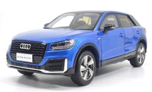 Miniature Audi Q2 1/18 Paudi L metallise bleue 2018 Audi Q2 1/18 Paudi L metallise bleue 2018 miniature