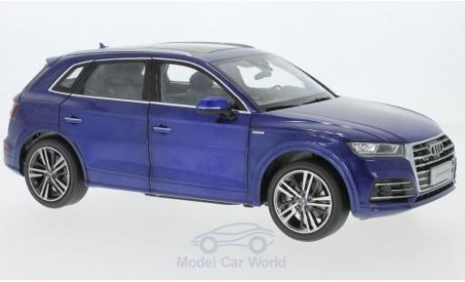 Miniature Audi Q5 1/18 Paudi L metallise bleue 2018 Audi Q5 1/18 Paudi L metallise bleue 2018 miniature