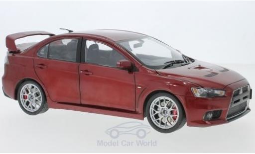Miniature Mitsubishi Lancer 1/18 Paudi EVO X metallise rouge RHD Mitsubishi Lancer 1/18 Paudi EVO X metallise rouge RHD miniature
