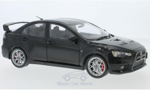 Miniature Mitsubishi Lancer 1/18 Paudi EVO X noire RHD Mitsubishi Lancer 1/18 Paudi EVO X noire RHD miniature