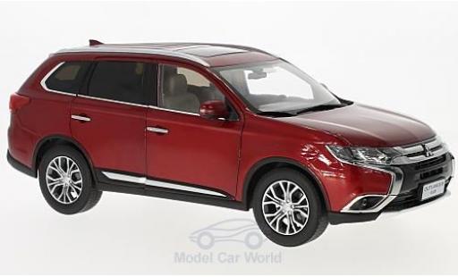 Miniature Mitsubishi Outlander 1/18 Paudi metallise rouge 2016 Mitsubishi Outlander 1/18 Paudi metallise rouge 2016 miniature