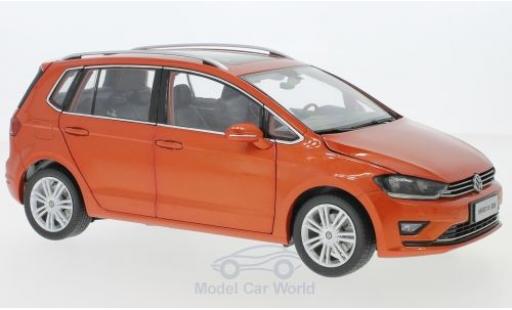 Volkswagen Golf 1/18 Paudi Sportsvan metallise orange 2018 miniature