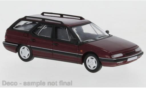 Citroen XM 1/87 PCX87 Break metallise rouge 1991 exclusive avec Model Car World miniature