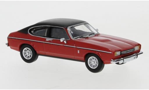 Ford Capri 1/87 PCX87 MK II rouge/matt-noire 1974 miniature