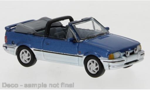 Miniature Ford Escort 1/87 PCX87 IV Cabriolet metallise bleue/grise 1986 Ford Escort 1/87 PCX87 IV Cabriolet metallise bleue/grise 1986 miniature