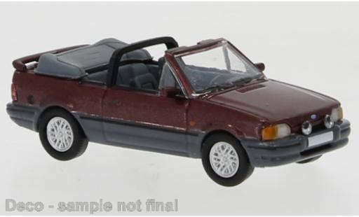 Miniature Ford Escort 1/87 PCX87 IV Cabriolet metallise rouge/metallise grise 1986 Exklusiv bei Model Car World Ford Escort 1/87 PCX87 IV Cabriolet metallise rouge/metallise grise 1986 Exklusiv bei Model Car World miniature