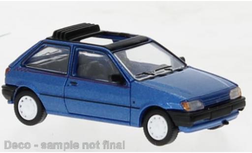 Ford Fiesta 1/87 PCX87 MK III Calypso metallise bleue 1989 1:87 miniature