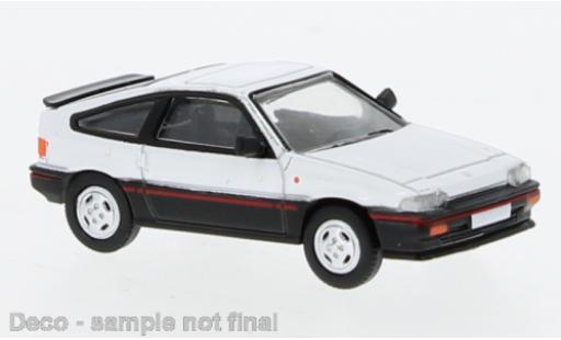 Miniature Honda CRX 1/87 PCX87 blanche/matt-noire 1983 1:87 Honda CRX 1/87 PCX87 blanche/matt-noire 1983 1:87 miniature