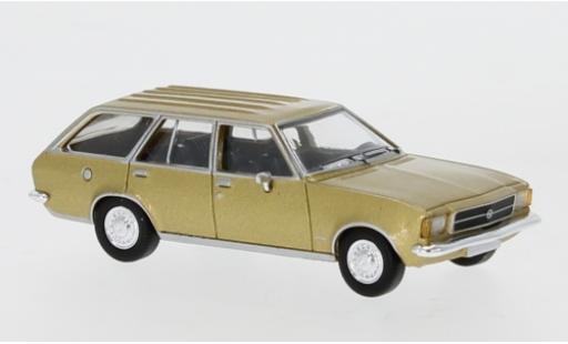 Miniature Opel Rekord 1/87 PCX87 D Caravan gold 1972 Opel Rekord 1/87 PCX87 D Caravan gold 1972 miniature