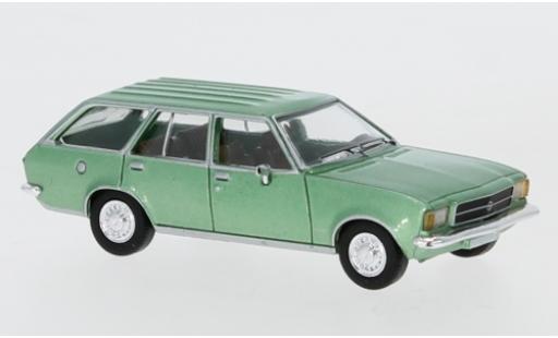 Miniature Opel Rekord 1/87 PCX87 D Caravan metallise verte 1972 Opel Rekord 1/87 PCX87 D Caravan metallise verte 1972 miniature