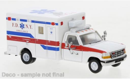 Miniature Ford F-350 1/87 PCX87 Horton Ambulance blanche FDNY 1997 Ford F-350 1/87 PCX87 Horton Ambulance blanche FDNY 1997 miniature