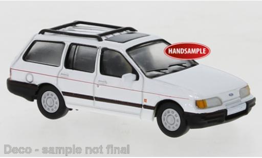 Ford Sierra 1/87 PCX87 Turnier blanche 1987 miniature